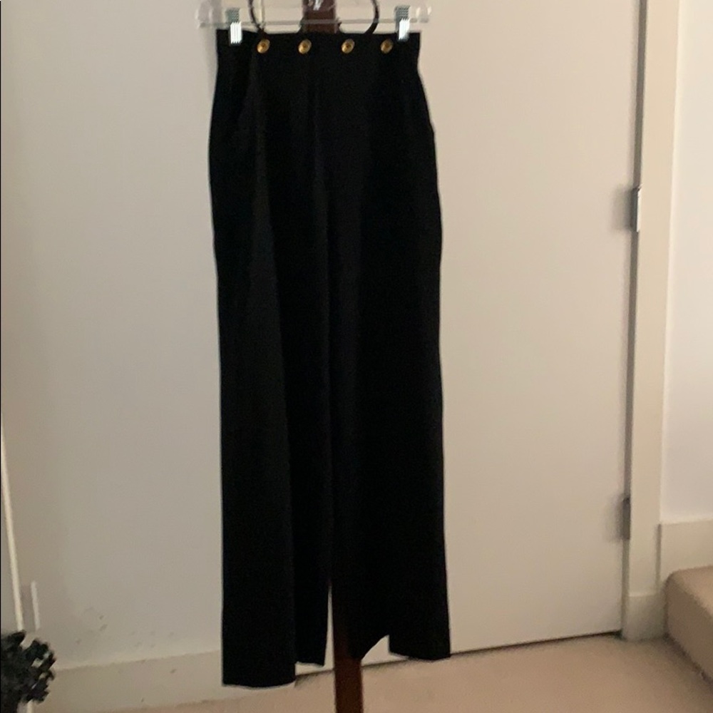 Black Sonia Rykiel wool pants